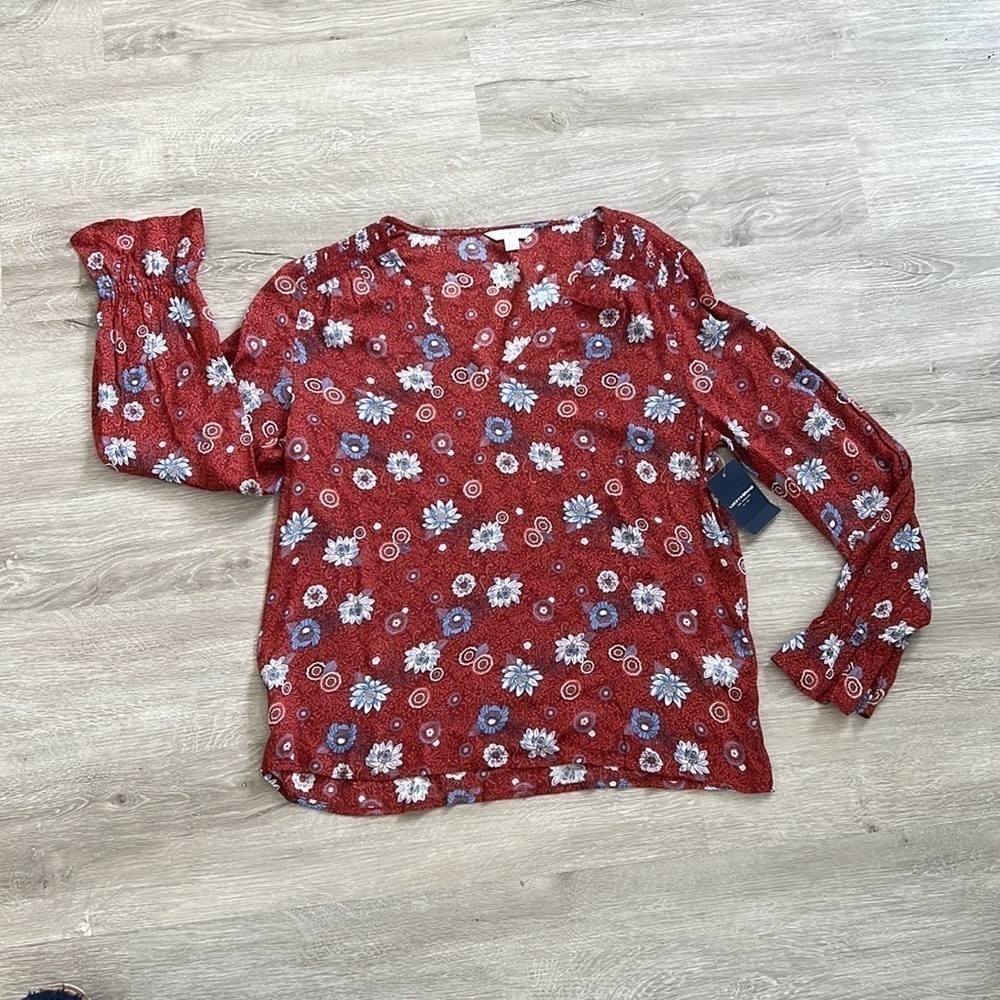 NWT! Lucky Brand Floral Loose Blouse​​​​​​​